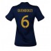 Billige Frankrig Matteo Guendouzi #6 Hjemmebane Fodboldtrøjer Dame VM 2022 Kortærmet